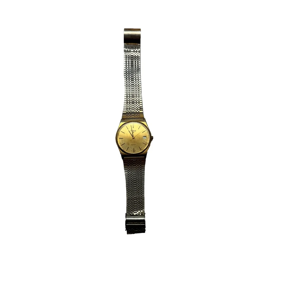 Gold Pulsar Quartz Watch